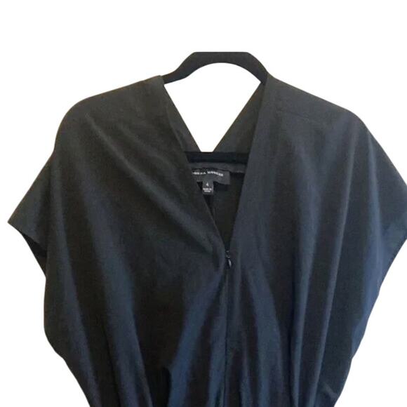 Donna Morgan All Black Elegant Balloon Sleeve Fitted Feminine Modest Jumper - Picture 2 of 6